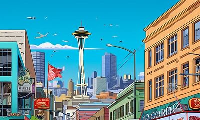 What are some must-visit pop culture spots in downtown Seattle?